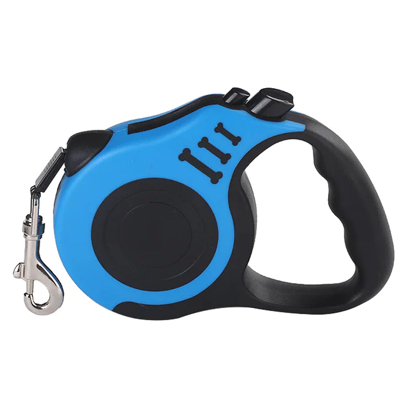 16.5FT Automatic Retractable Dog Leash Pet Collar Automatic Walking Lead