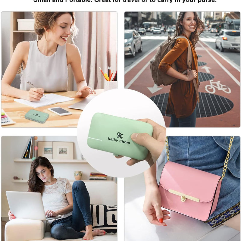 Mini Manicure Set, Travel Care Tools, 10Pcs Stainless Steel Grooming Kit