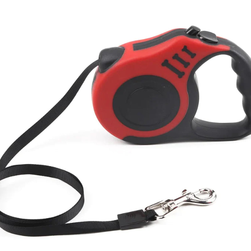 16.5FT Automatic Retractable Dog Leash Pet Collar Automatic Walking Lead