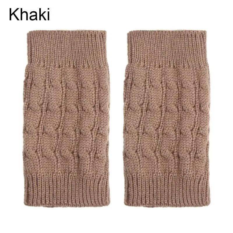 Women's Winter Leg Warmers - Bohemian Knitted Knee High Boot Socks