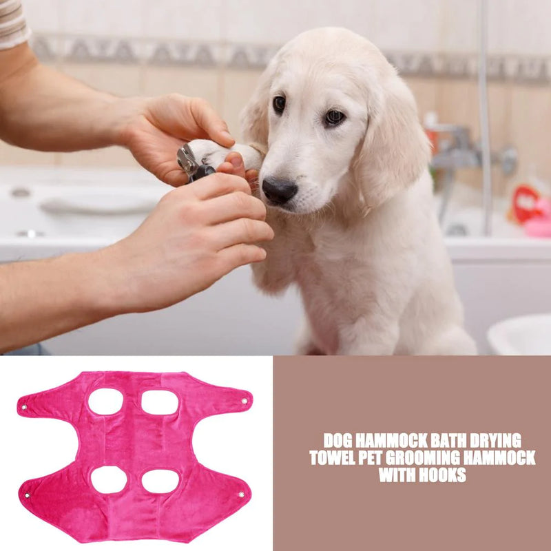 Portable Pet Grooming Hammock for Dogs & Cats – Hanging, Breathable Grooming Harness