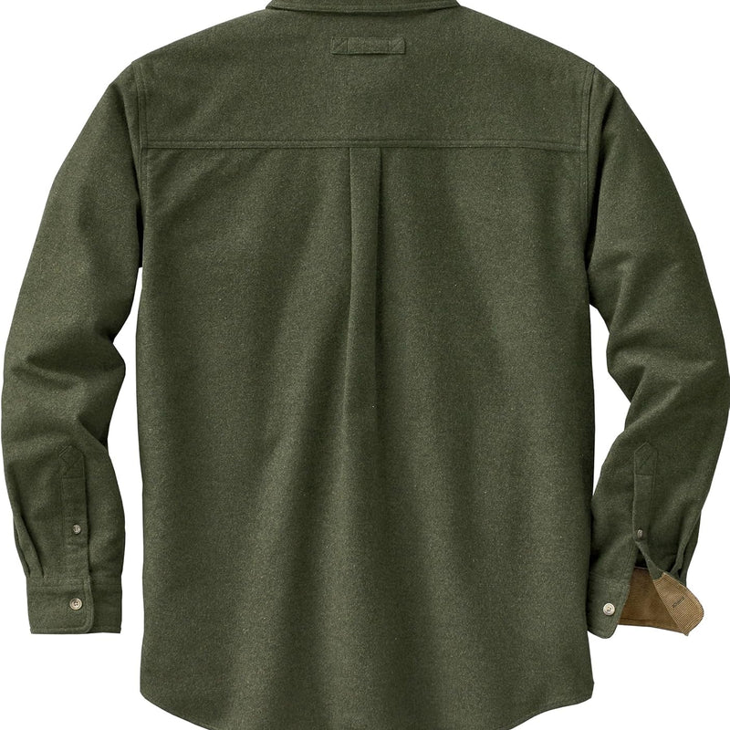 Men'S Flannel Shirt Long Sleeve Button down 100% Cotton