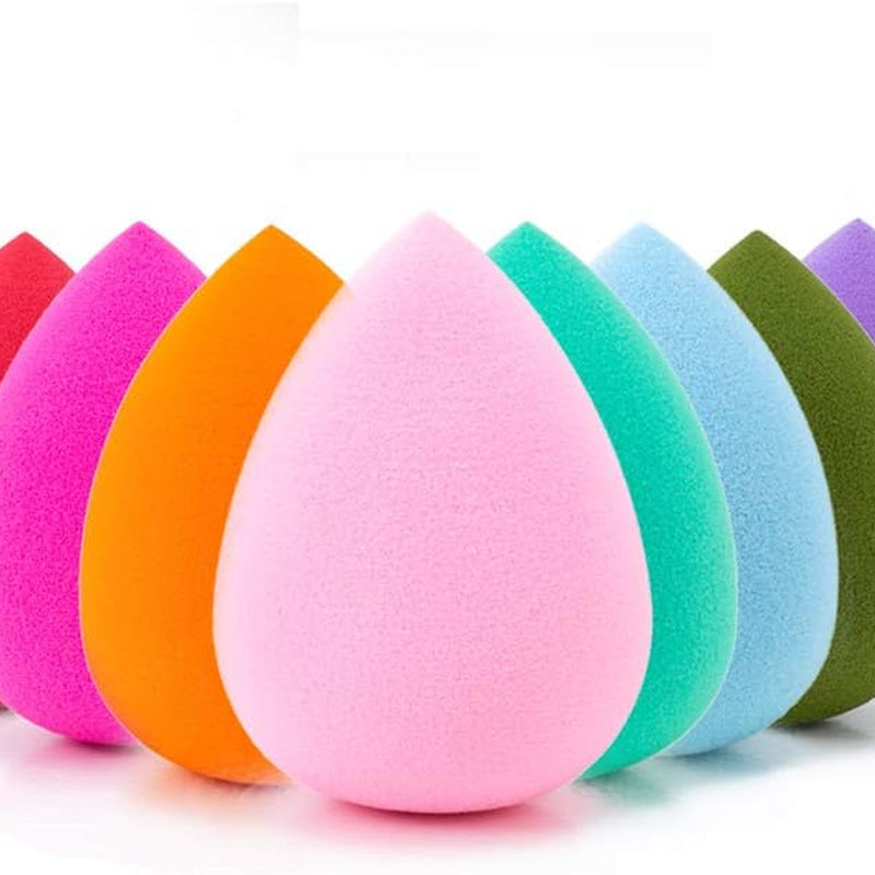 MAGMAC 10 Pcs Perfect Makeup Sponge Set Blender, Beauty Sponge Makeup Blender Flawless for Liquid,Multi-Colored Makeup Sponges