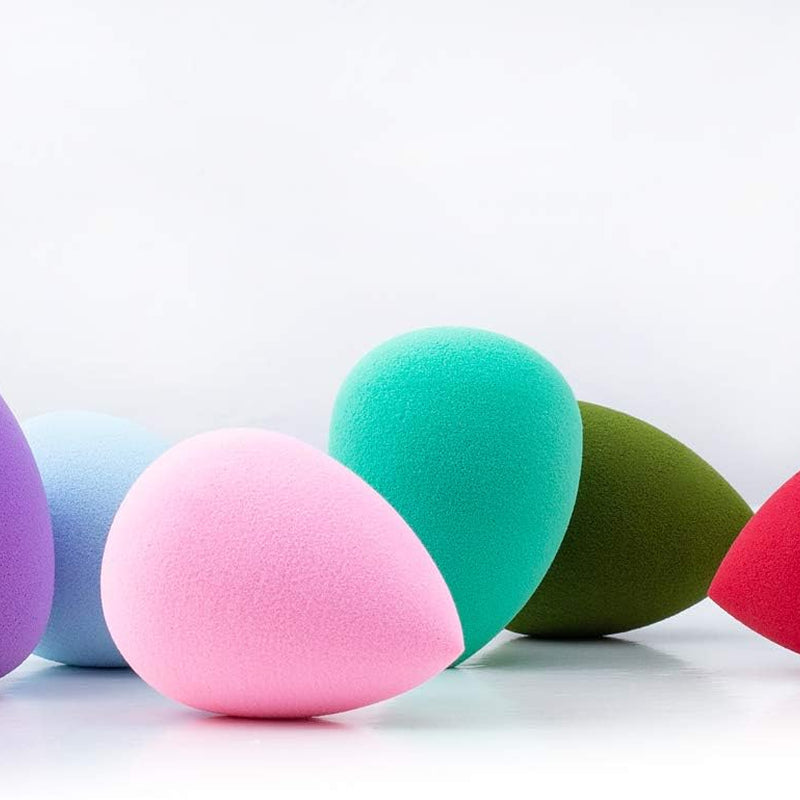 MAGMAC 10 Pcs Perfect Makeup Sponge Set Blender, Beauty Sponge Makeup Blender Flawless for Liquid,Multi-Colored Makeup Sponges